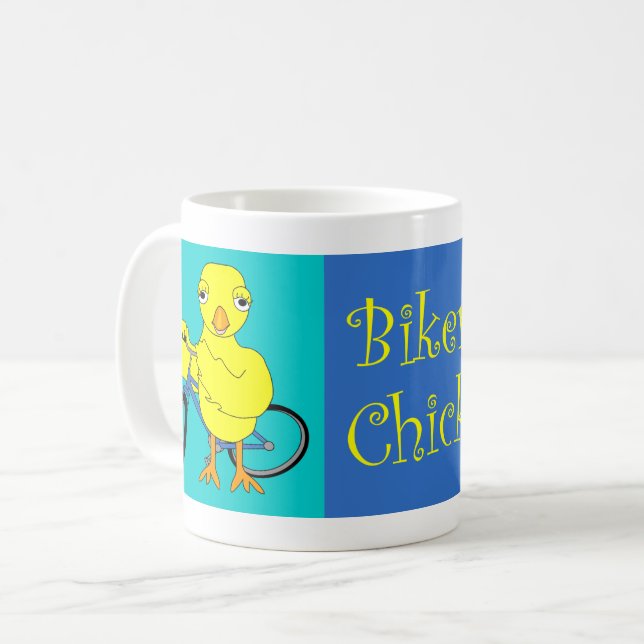 Mug Texte de sélection de vélos (Devant gauche)