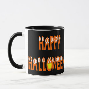 Mug Texte de squash d'Halloween