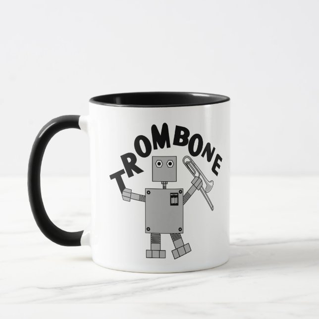 Mug Texte du robot de bombardement (Gauche)