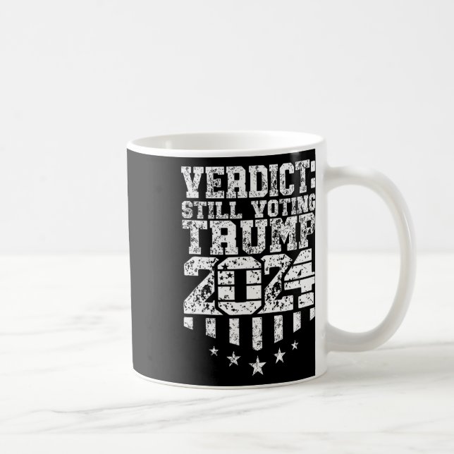 Mug Texte patiné Trump vote toujours Condamné Felon (Droite)