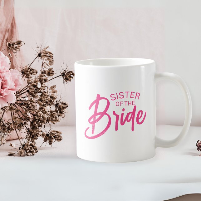 Mug Texte personnalisé de la mariée (Click "Personalize this Template" to easily change or remove text.)