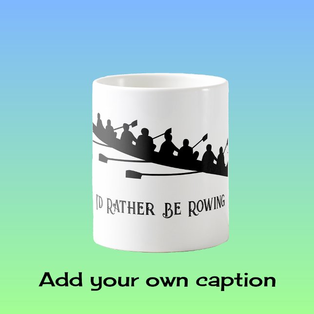Mug Texte personnalisé de la silhouette (Créateur téléchargé)