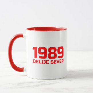 Mug Texte Rouge Delije Sever 1989
