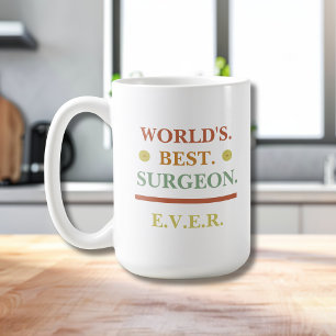 Mug Texte vintage   Meilleur chirurgien au monde   Cad