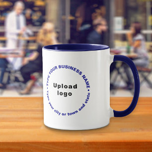 Mug Textes d'affaires Motifs circulaires sur le Combo