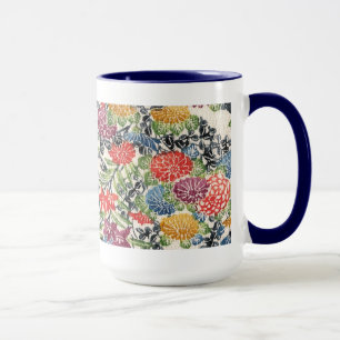 Mug Textile de Bingata d'Okinawan