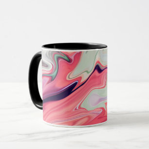 Mug Texture de flux de marbre liquide fluide élégant a
