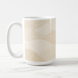 Mug Texture de grain minimale, motif neutre et doux