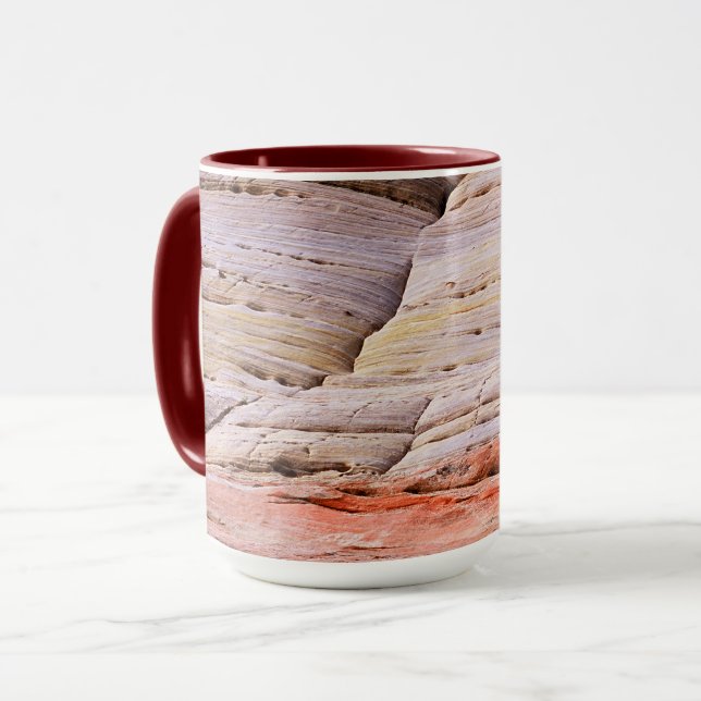 Mug Texture de grès de Navajo (Devant gauche)