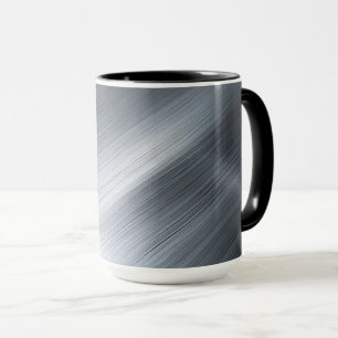 Mug Texture de macro en aluminium brossé
