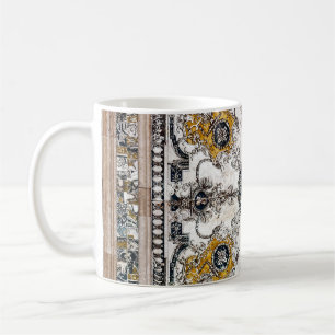 Mug Texture de marbre arabesque Patchwork Vintage