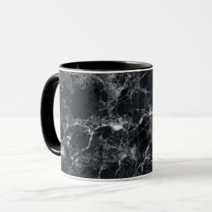 Mug Texture en marbre noir