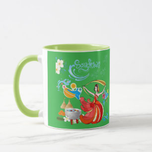 Mug Thai nouvel an radiance vert kelly