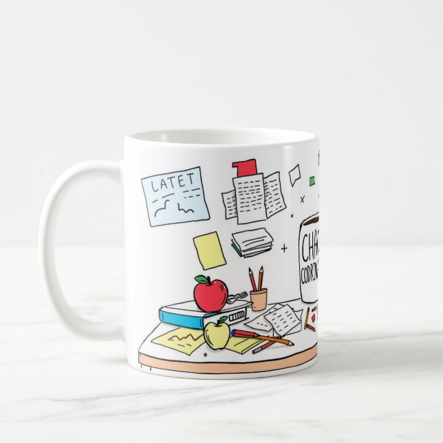 Mug Thank You Best Teacher Ever Custom Personalized (Gauche)