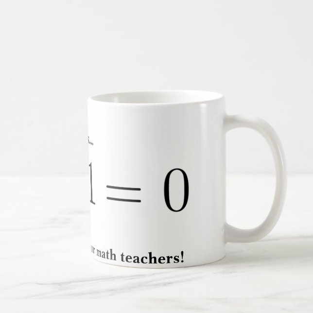 Mug: Thank your math teacher Coffee Mug (Right)