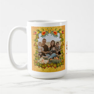 Mug Thankgiving Automne Maple Leaf et Sunflower