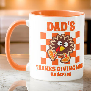 Mug Thanksgiving de papa personnalisé