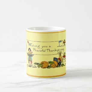 Mug Thanksgiving paisible vintage