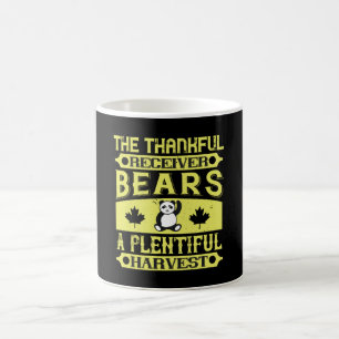Mug Thanksgiving - Récepteur Remercié Bears Harvest