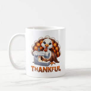 Mug Thanksgiving Thankful Adorable Animal Turquie