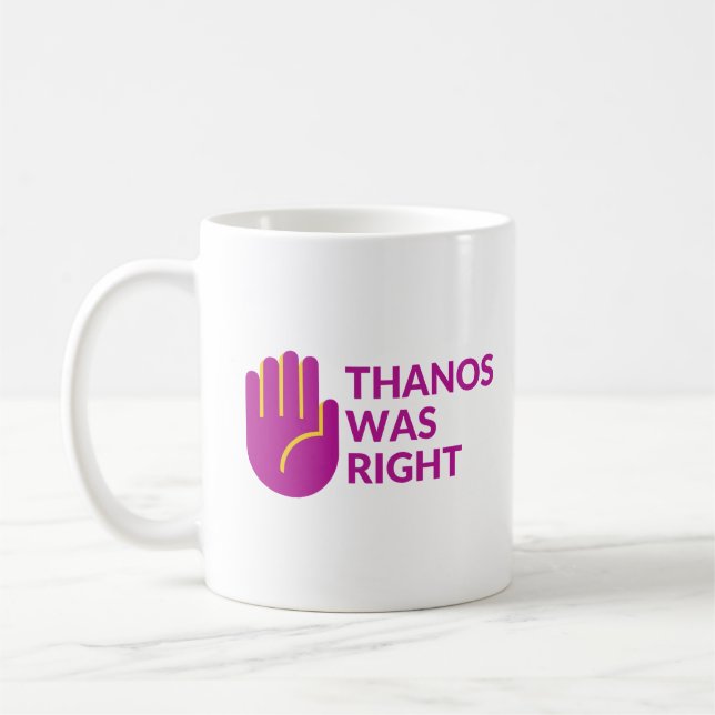 Mug Thanos avait raison (Gauche)
