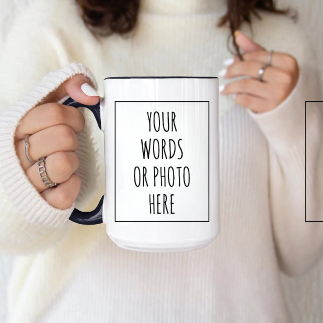 Mug that can be personalized with text or a photo (Creator Uploaded)