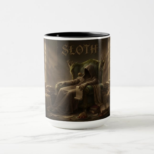 Mug The 7 Virtues of Satan: Sloth (Centre)