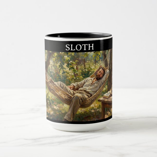 Mug The 7 Virtues of Satan: Sloth (Centre)