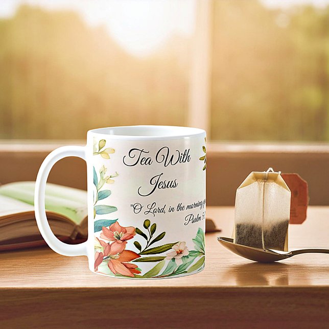 Mug Thé avec Jésus (ou personnaliser) (Créateur téléchargé)