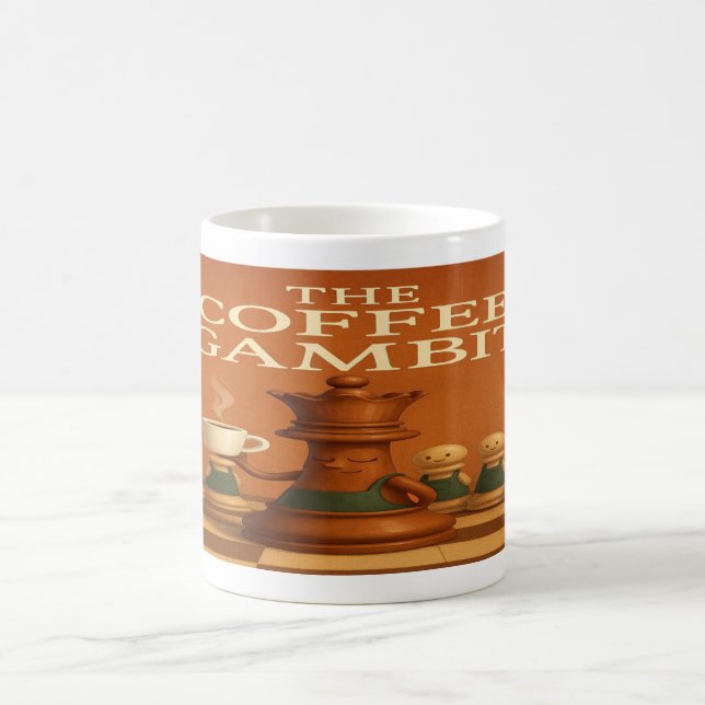 Mug The Coffee Gambit — Brew Bold, Think Brilliant (Centre)