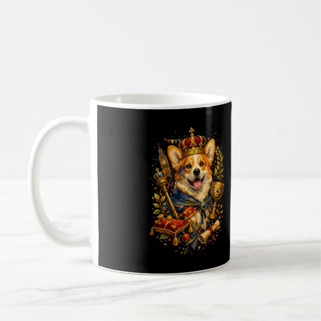 Mug The Corgi King (Gauche)