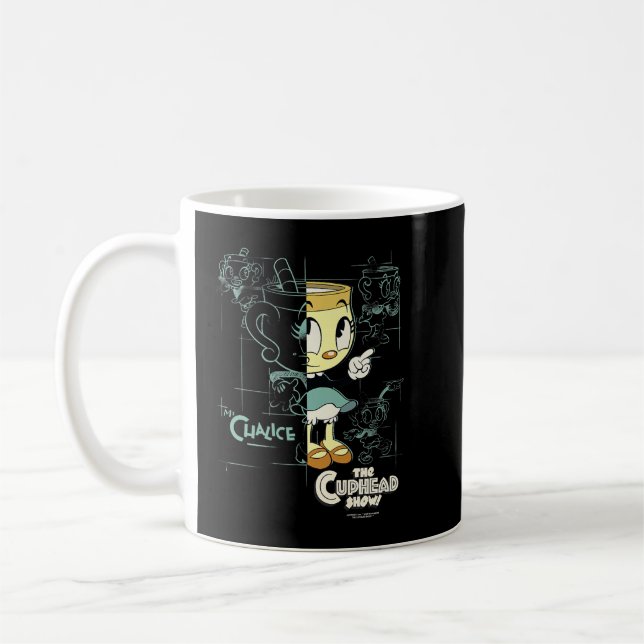 Mug The Cuphead Show Mme Chalice Half Sketch Premium  (Gauche)