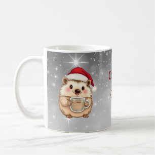 Mug Thé de Noël au café pour hérisson