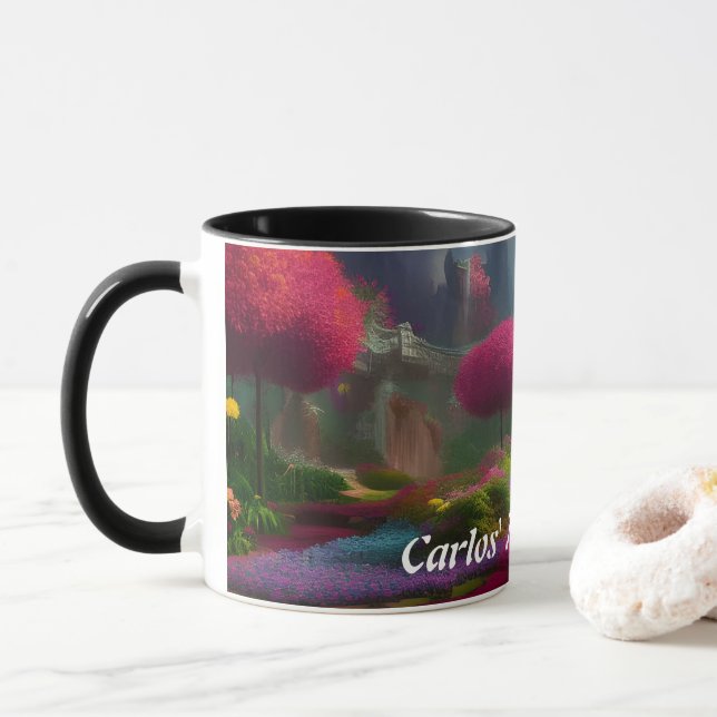 Mug Thé du matin de Carlos Personnalisé sur mesure (Avec donut)
