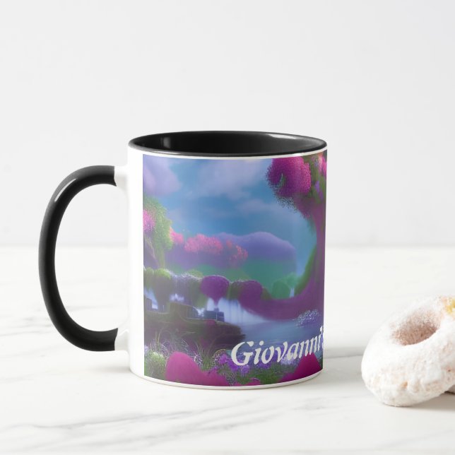 Mug Thé du matin de Giovanni personnalisable (Avec donut)