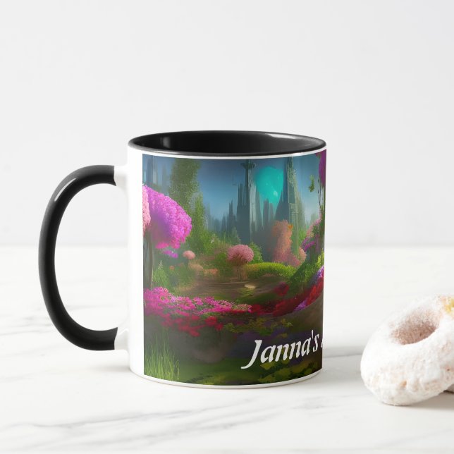 Mug Thé du matin de Janna personnalisable (Avec donut)