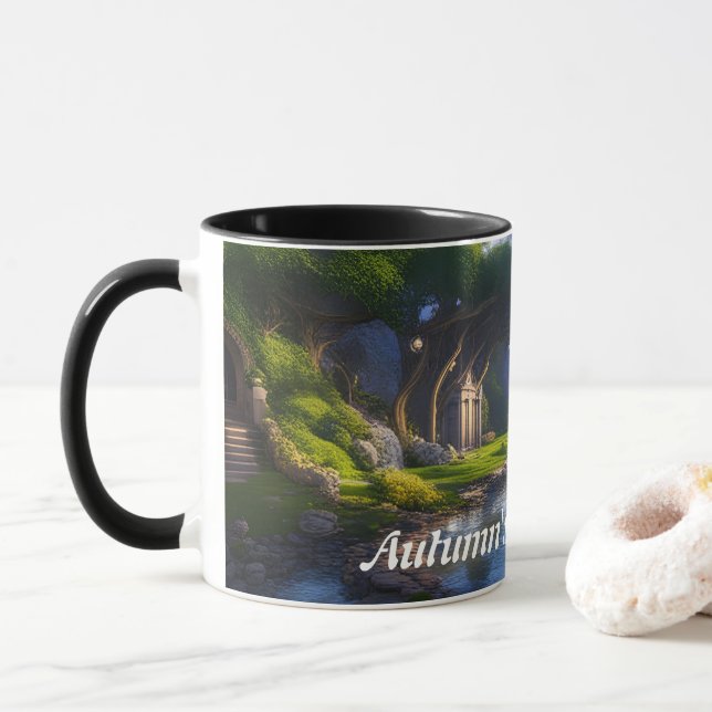 Mug Thé du matin de l'automne (Avec donut)
