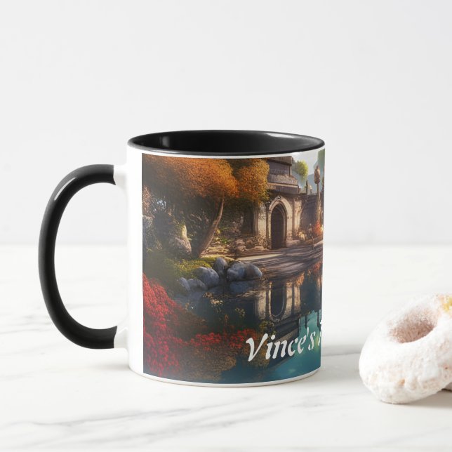 Mug Thé du matin de Vince personnalisable (Avec donut)