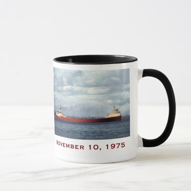Mug The Edmund Fitzgerald with Crew Names (Droite)