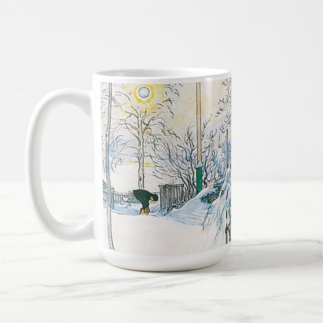 Mug The Farmhouse and Washhouse By Carl Larsson (Gauche)
