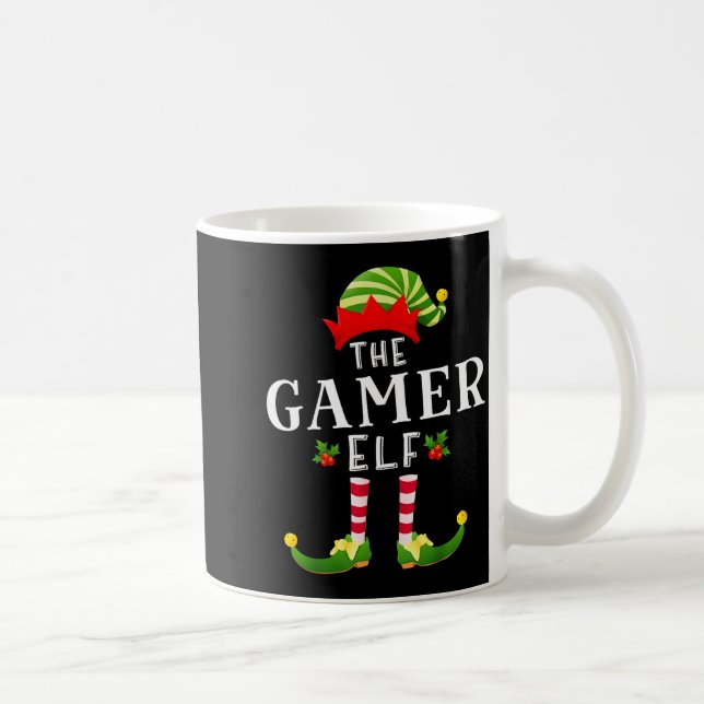 Mug The Gamer Elf Christmas Matching Pajama  (Droite)
