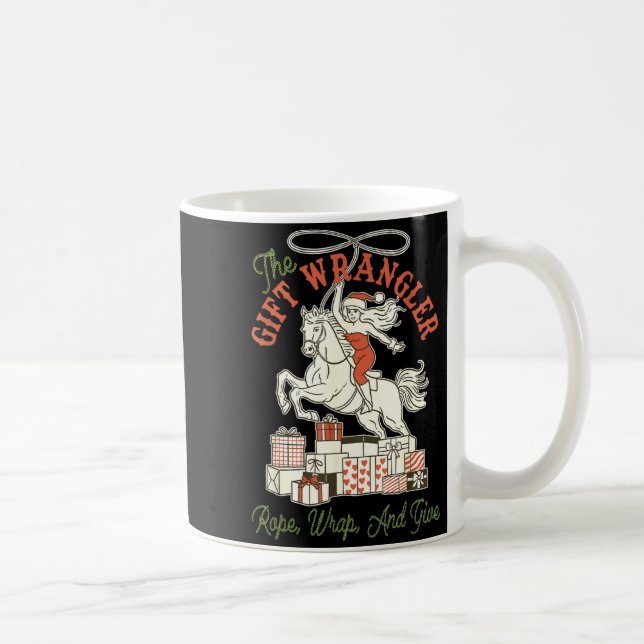 Mug The Gift Wrangler Rope, Wrap, And Give Funny Chris (Droite)