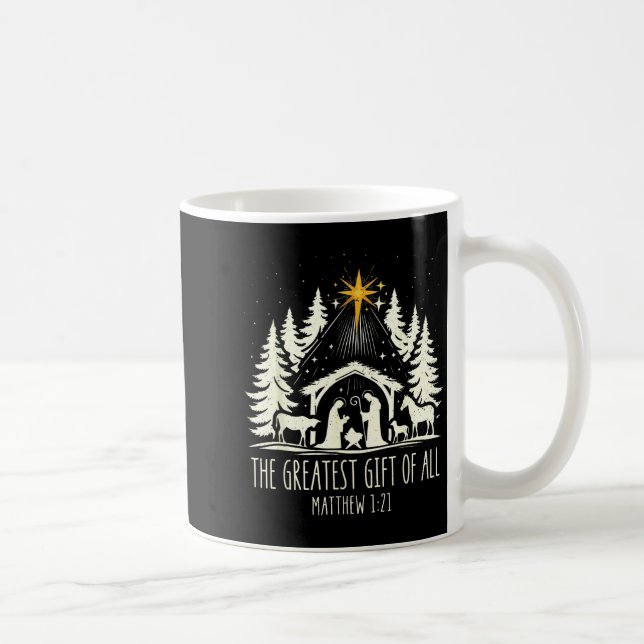 Mug The Greatest Gift For All Christmas Nativity Jesus (Droite)
