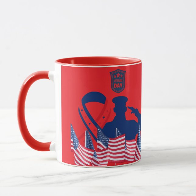 Mug The honor banner bright red (Gauche)