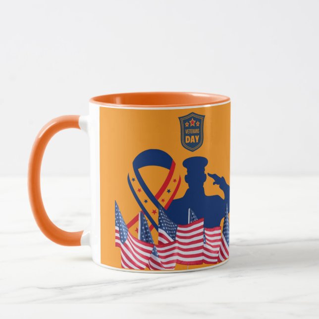 Mug The honor banner orange (Gauche)