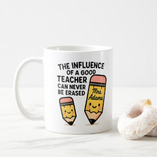 Mug  The Influence Of A Good Teacher Can Never Be Eras