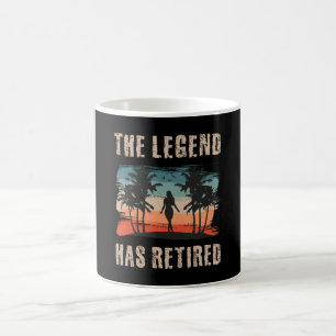 Mug The legend has retired