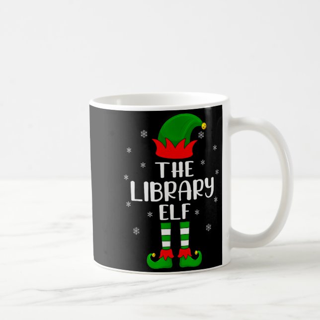 Mug The Library Elf Christmas Party Matching Family Xm (Droite)