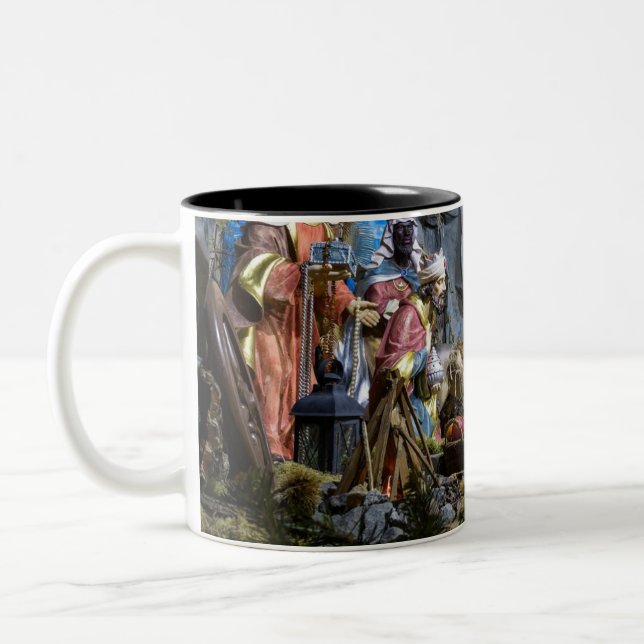 Mug: The Light of Birth in Your Home (Gift of Two-Tone Coffee Mug (Left)