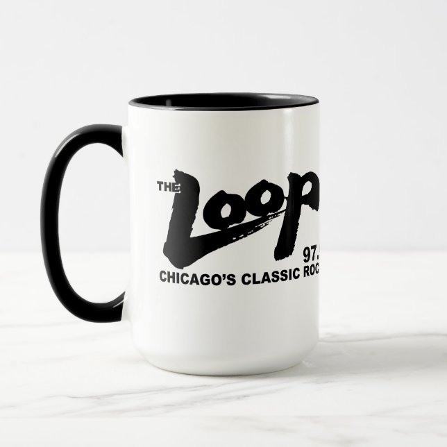 Mug The Loop 97.9 FM Chicago's Classic Rock v2 (Gauche)